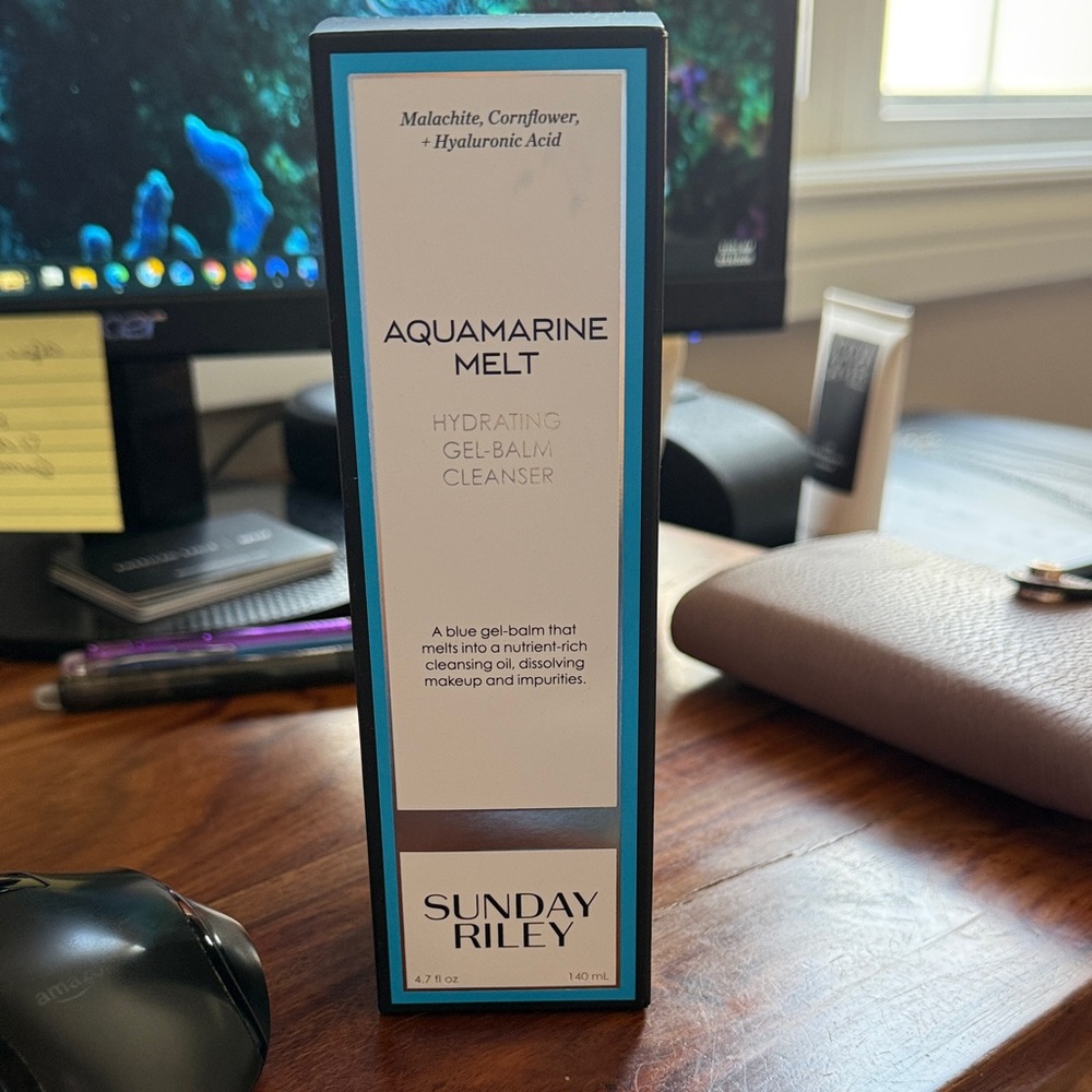 NEW Sunday Riley Aquamarine Melt Gel-Balm Cleanser
